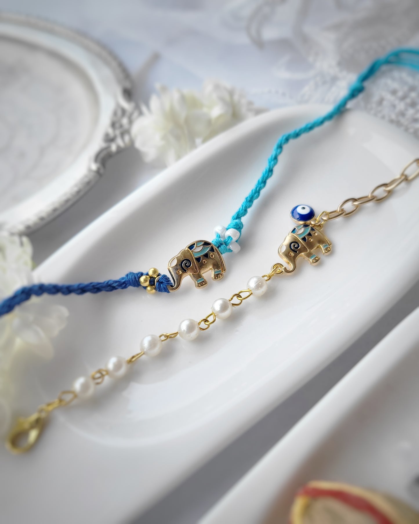 Elephant Dual Thread Rakhi