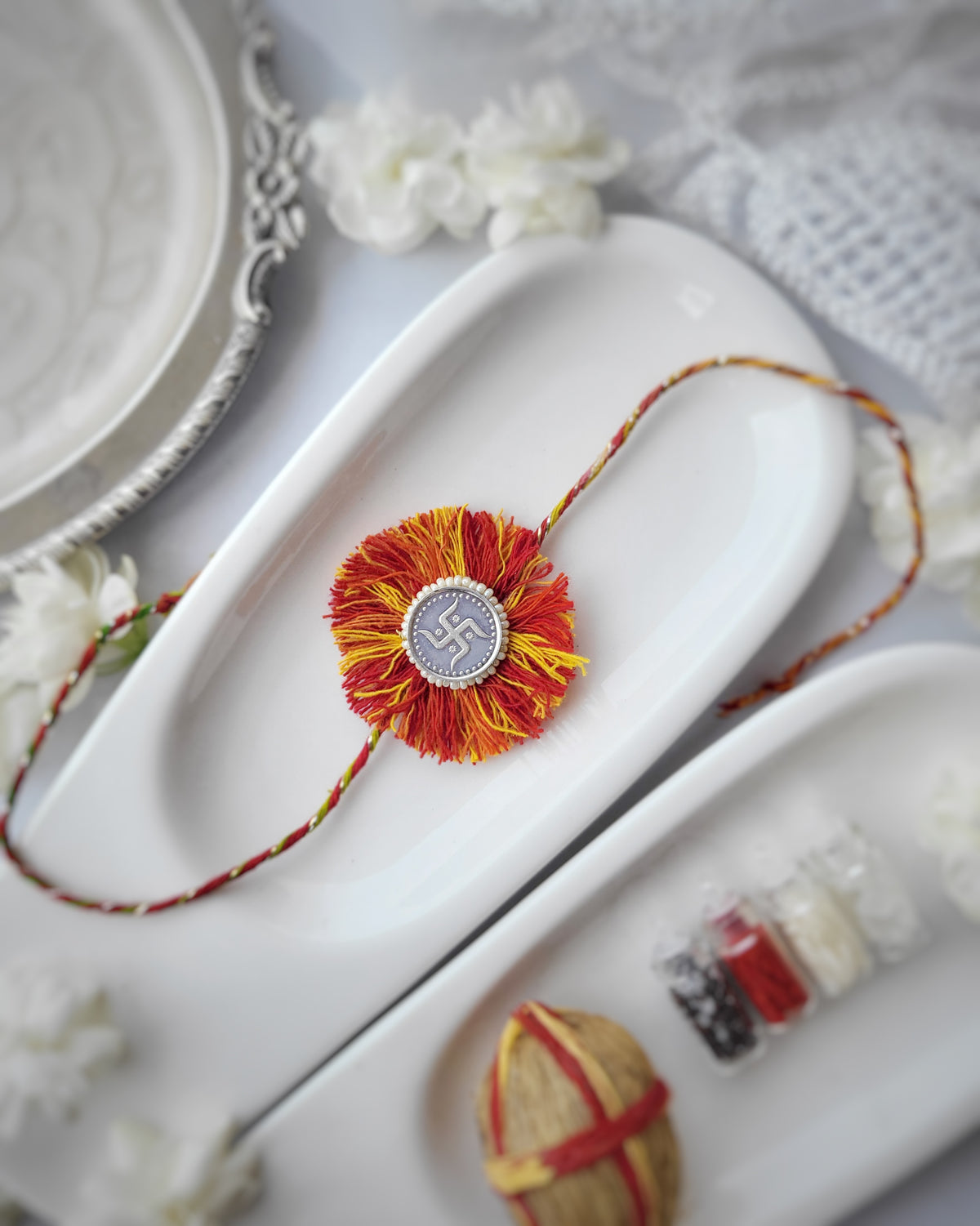 Classic Silver Rakhi