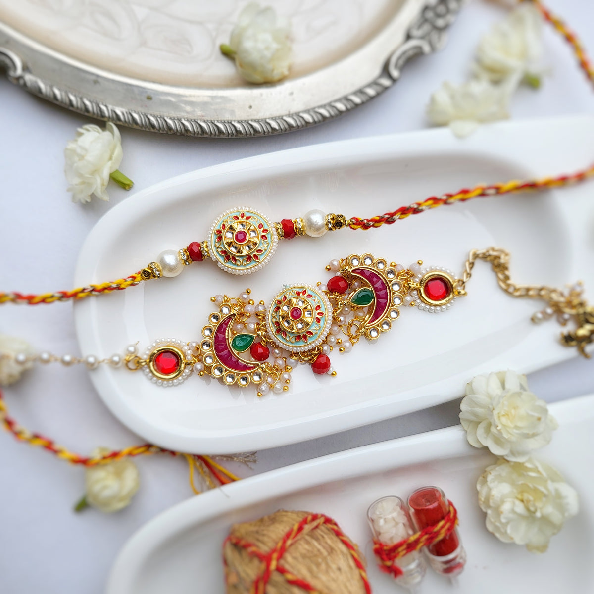 Classic Meenakari Bhai Rakhi