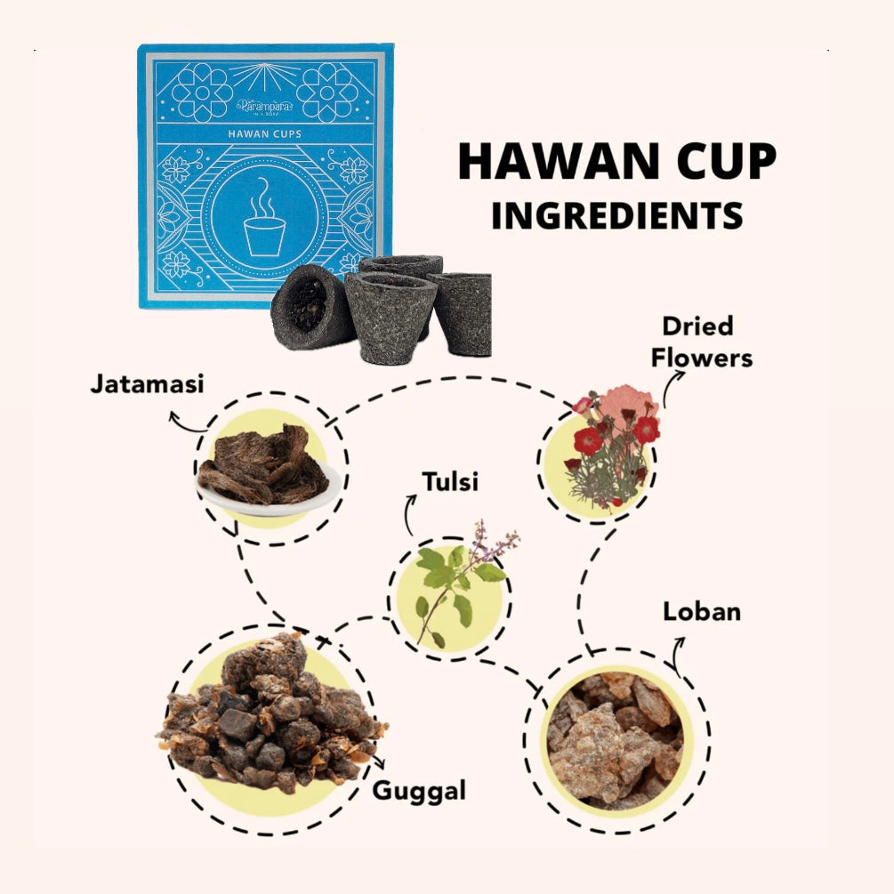 Parampara in a Box Havan Cups