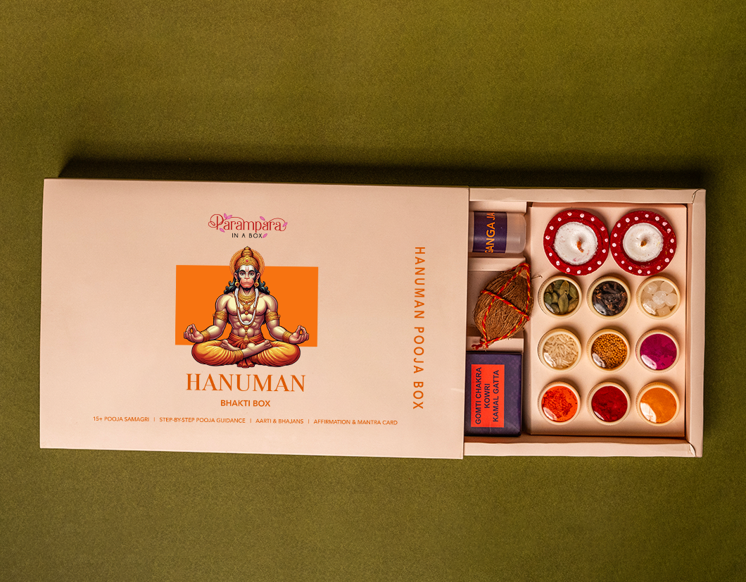 parampara in a box Hanuman Bhakti Pooja Kit