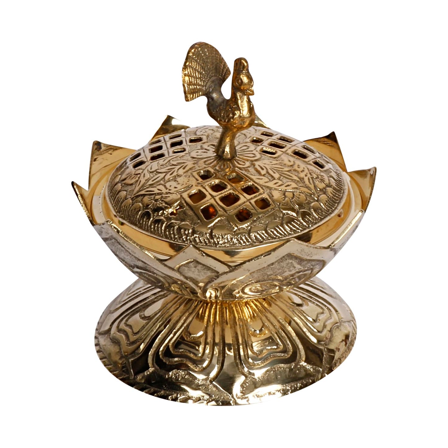 Brass Burner for Bhakti (LOTUS BURNER)