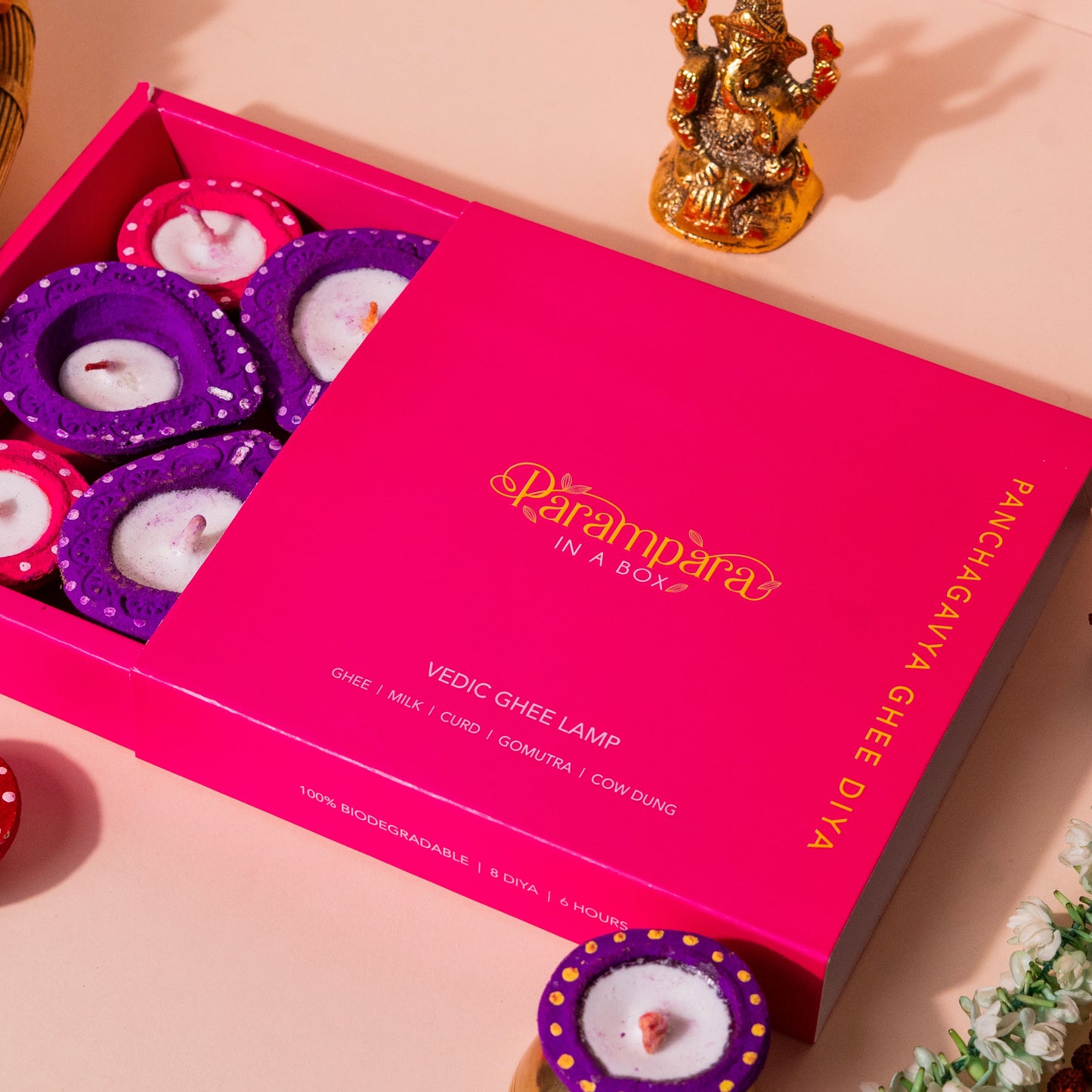 Panchagavya Ghee Diya Set