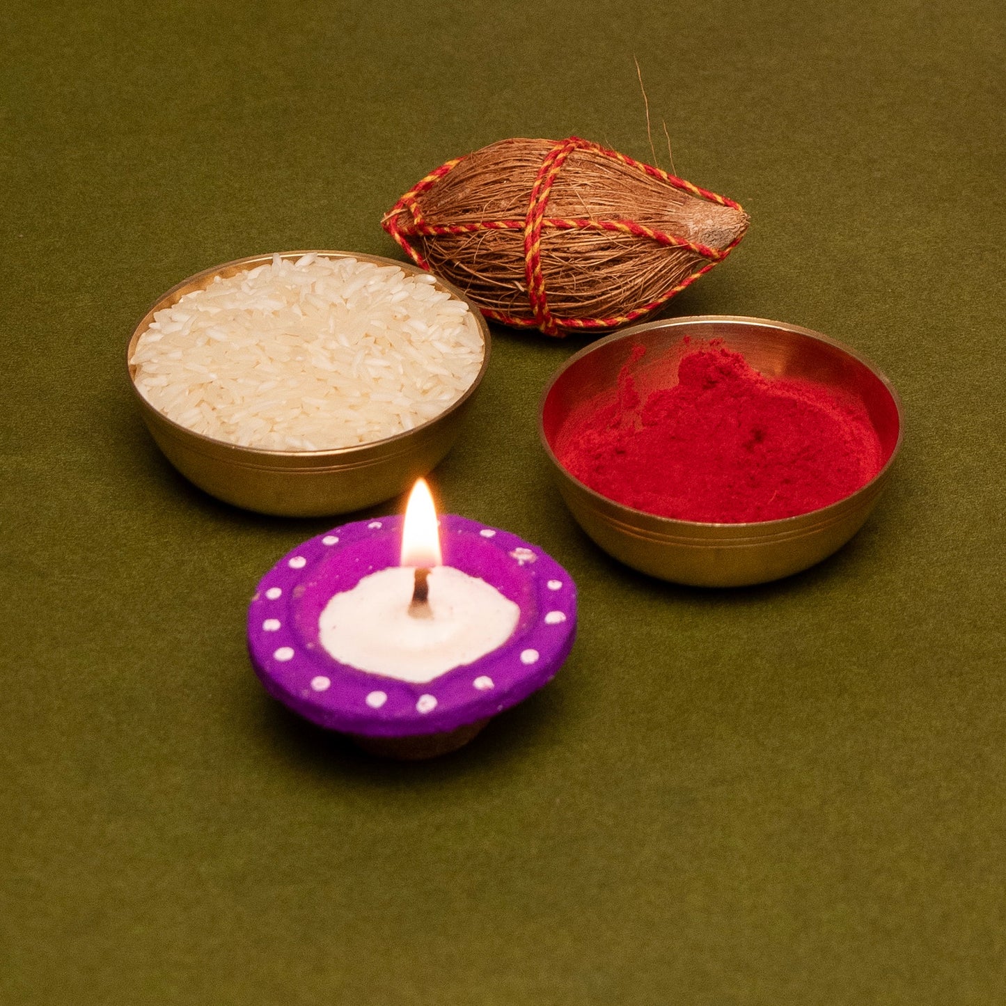 Panchagavya Ghee Diya Set