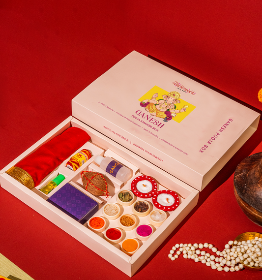 Ganesh Pooja Samagri Box – Complete Ganesh Pooja Kit for Home