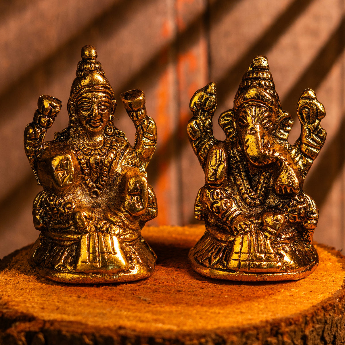 Lakshmi Ganesh metal Idol