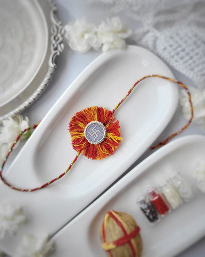 Classic Silver Rakhi