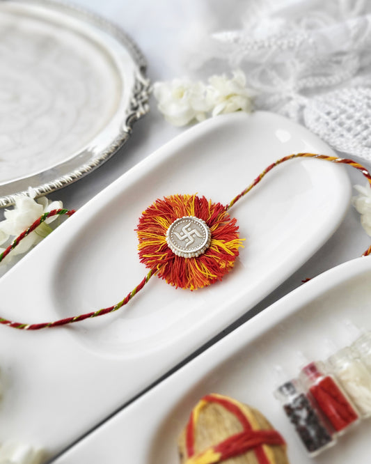 Classic Silver Rakhi