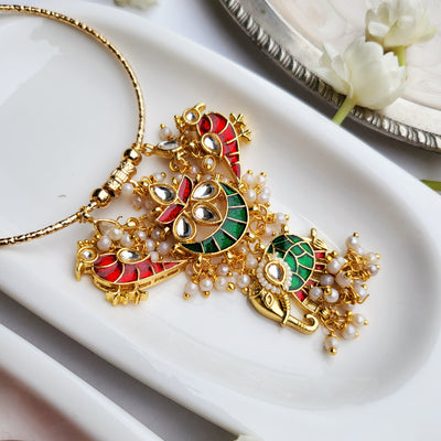 Meenakari Elephant Bangle Bhabhi Rakhi