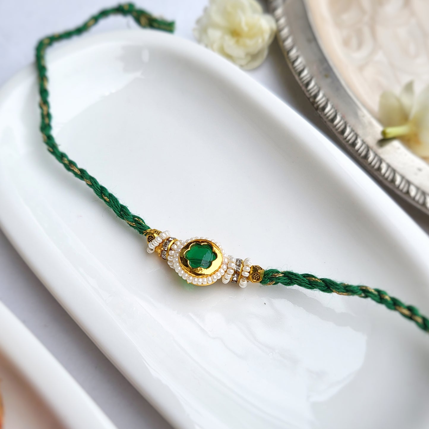 Emerald Green Bhai Rakhi