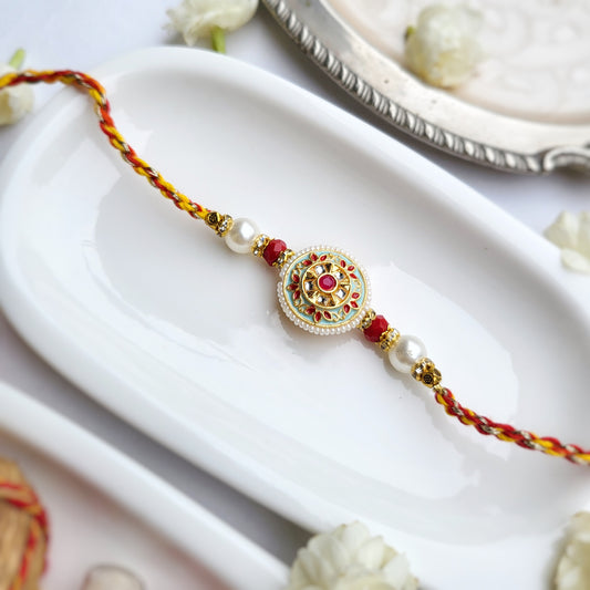 Classic Meenakari Bhai Rakhi