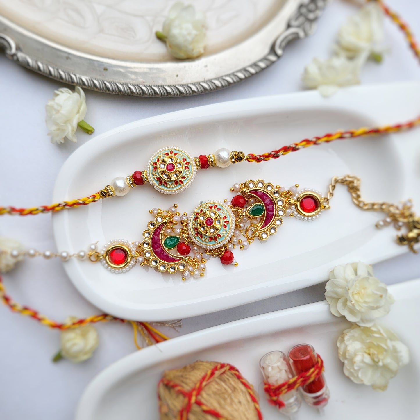Rubi Meenakari Bhabhi Bracelet