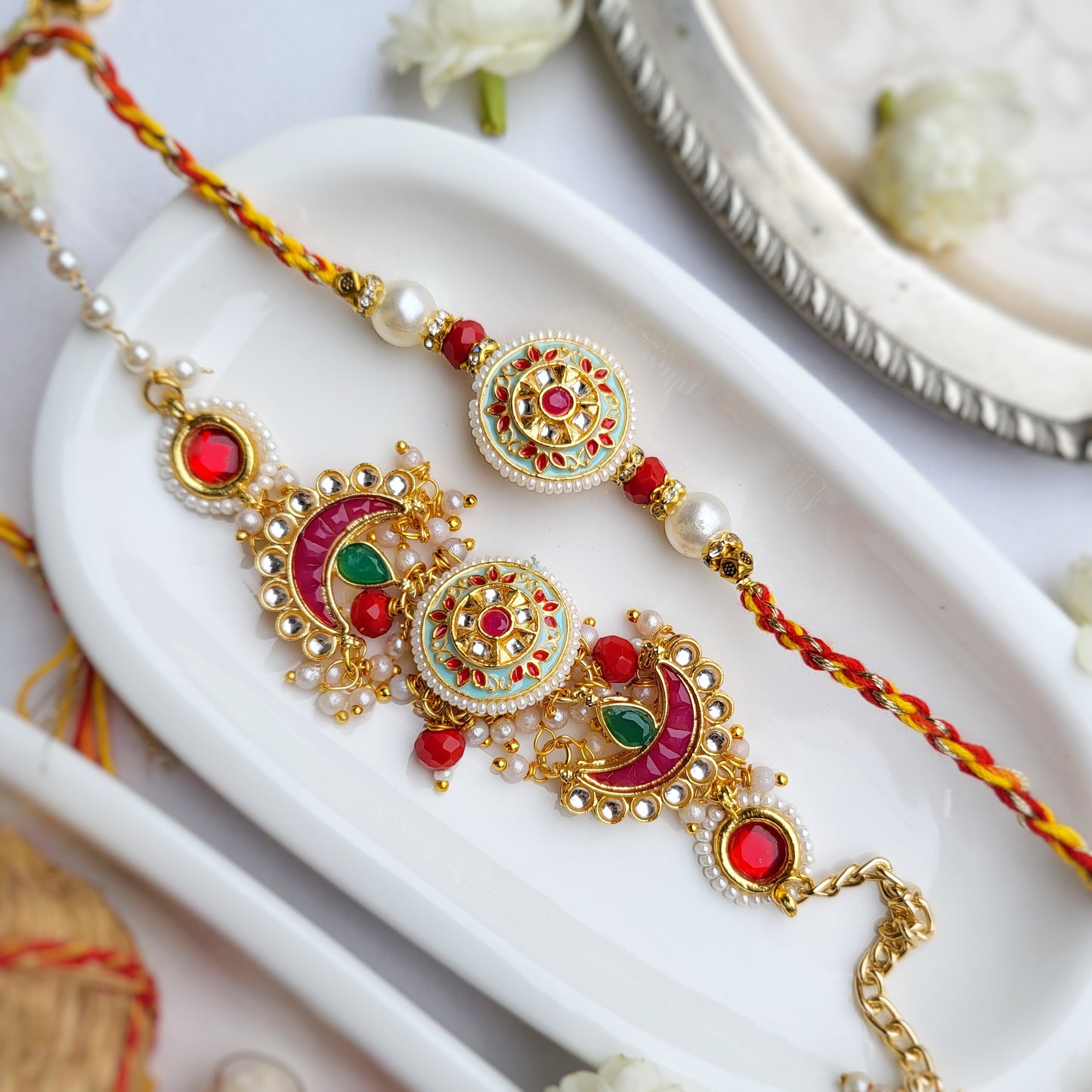 Rubi Meenakari Bhabhi Bracelet