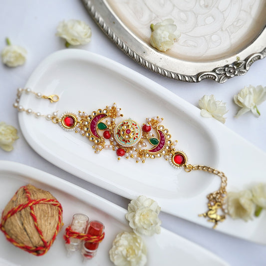 Rubi Meenakari Bhabhi Bracelet