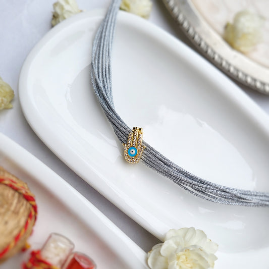 Hamsa evil eye Rakhi