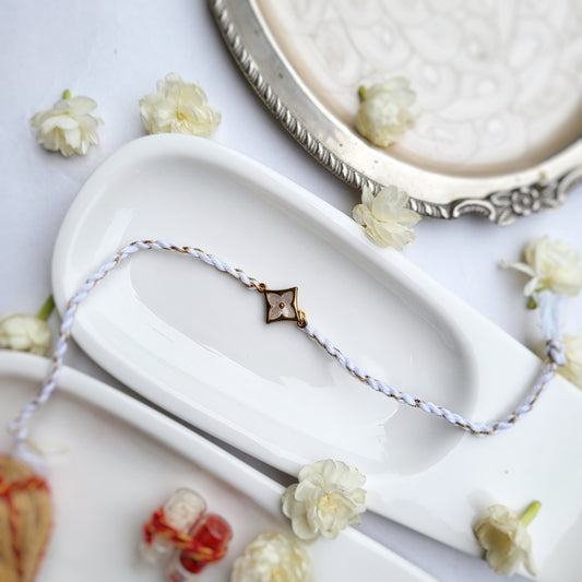 4 Petal Flower Bhai Rakhi