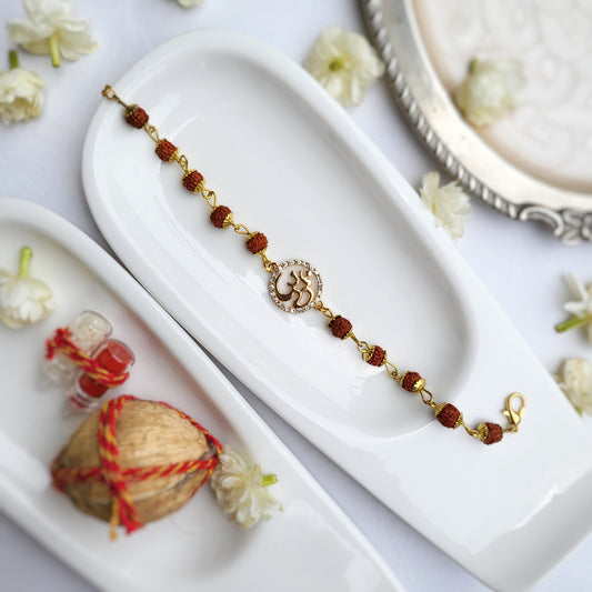 Om Rudraksh Rakhi