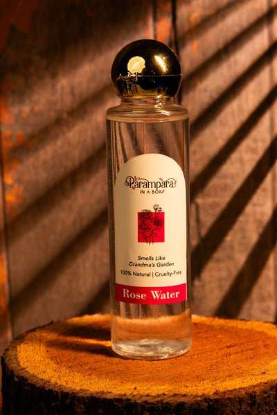 Bottle of Parampara Rose Water 