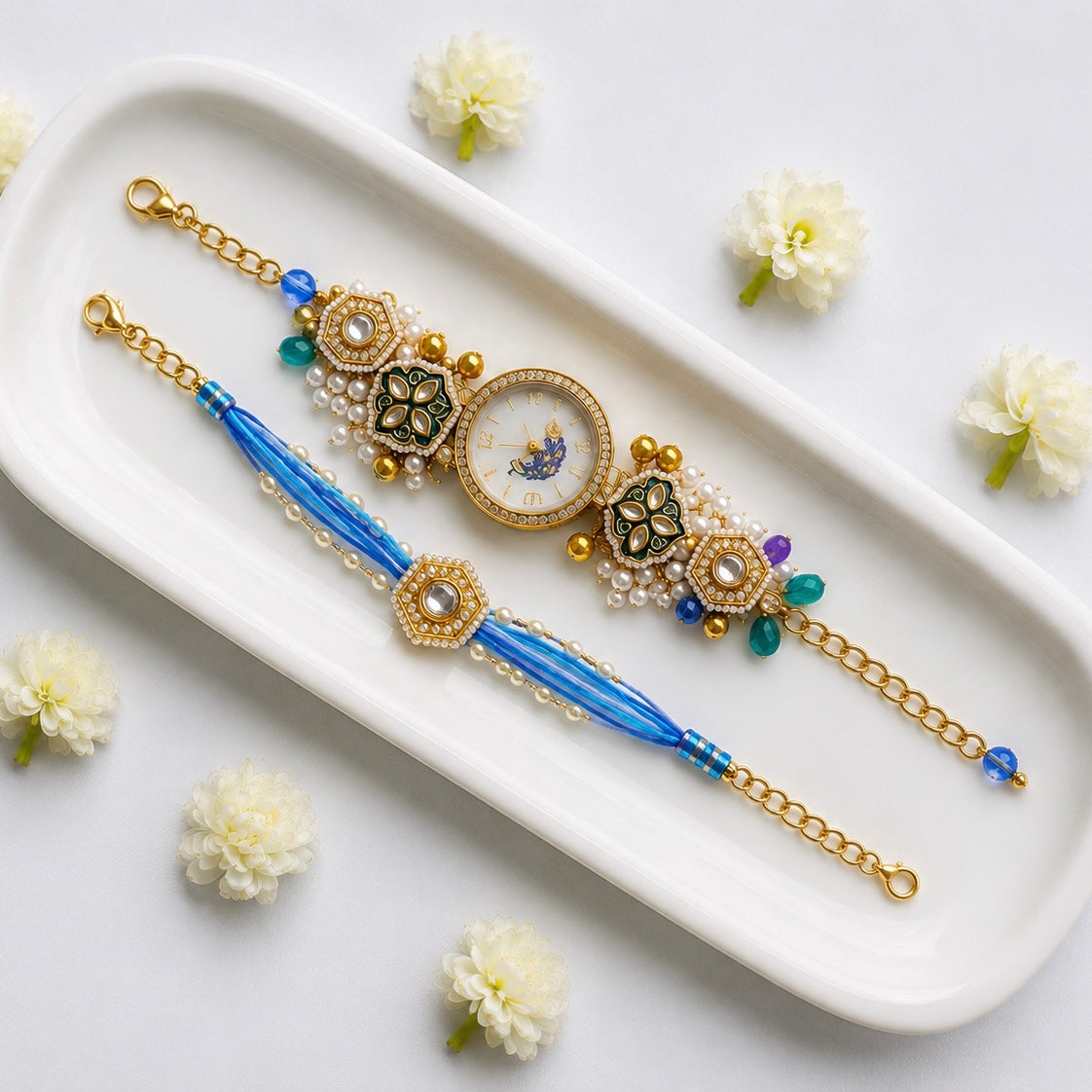 Meenakari Rakhi for Bhai