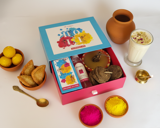 Holi Utsav Box – Complete Holi Ritual & Organic Gulaal Kit