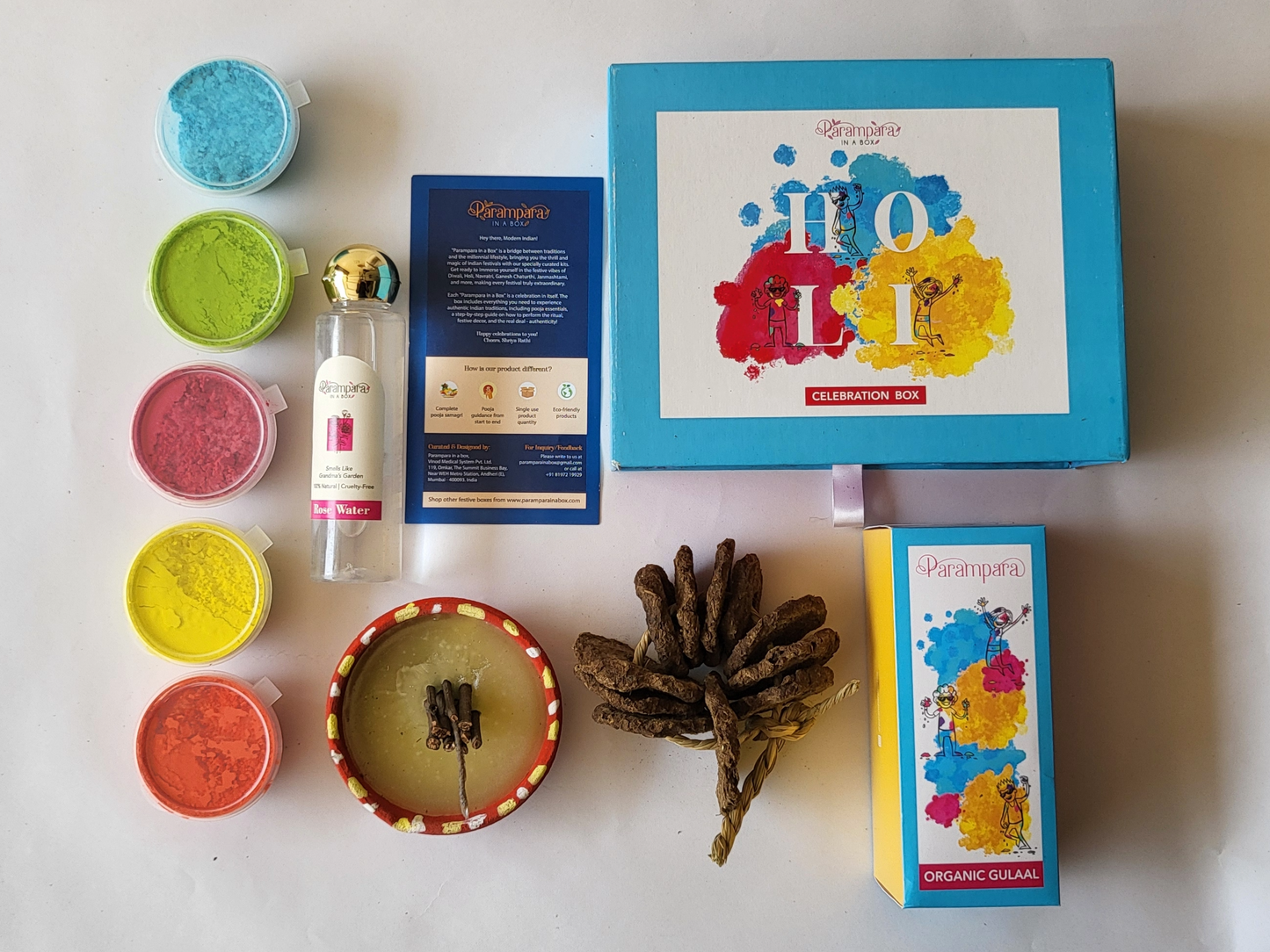 Holi Utsav Box – Complete Holi Ritual & Organic Gulaal Kit