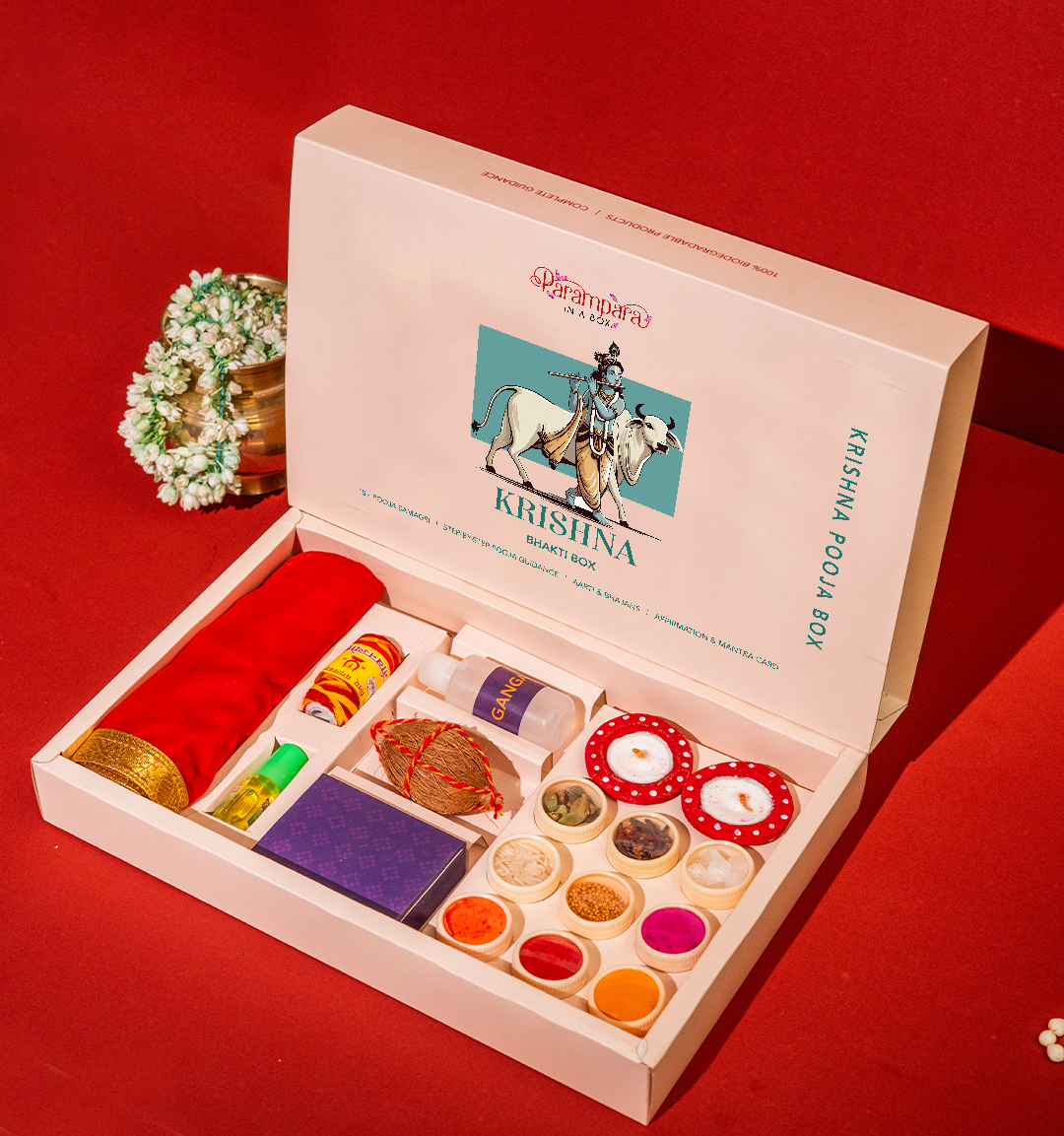 Krishna Bhakti Box – Complete Krishna Pooja Kit for Home